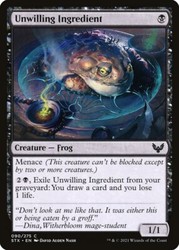 Unwilling Ingredient Foil Strixhaven: School of Mages #090