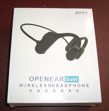 OPEN EAR DUET Wireless Headphones DYY-1 * BONE CONDUCTING * Bluetooth 5.0 * NEW