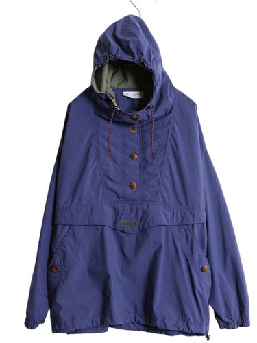 Columbia, 90S Columbia Nylon Anorak Hoodie Jacket Women Xl Old