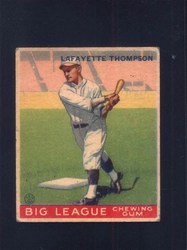 1933 Goudey World Wide Gum #13 Lafayette Thompson Dodgers (VG) 008915