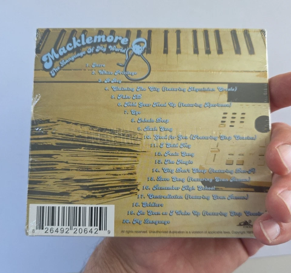 Macklemore The Language Of My World Cd Rare Hip Hop Seattle Digipak Sealed - Image 3 of 4