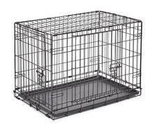 Pets 30-Inch New World Crate Medium Breeds Double Door Folding 21-40 lbs