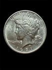 1921 High Relief Peace Silver $1 Dollar AU