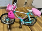 Vintage 1996 Blue Barbie Country Ride Bike w/Helmet Mattel Excellent Condition