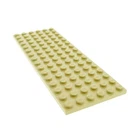 1x Lego Building Plate 6x16 Beige Basic Train Train Star Wars 7573 4543856 3027