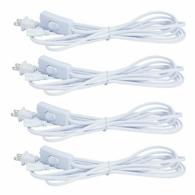 6FT 10FT Power Cable Cords Wire Supply Plug Switch for Tube Light Fixture
