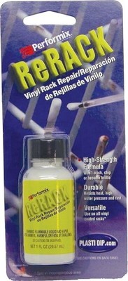 Performix Plasti Dip ReRack 630076 Rack Repair Coating White, 1 Oz. Bottle