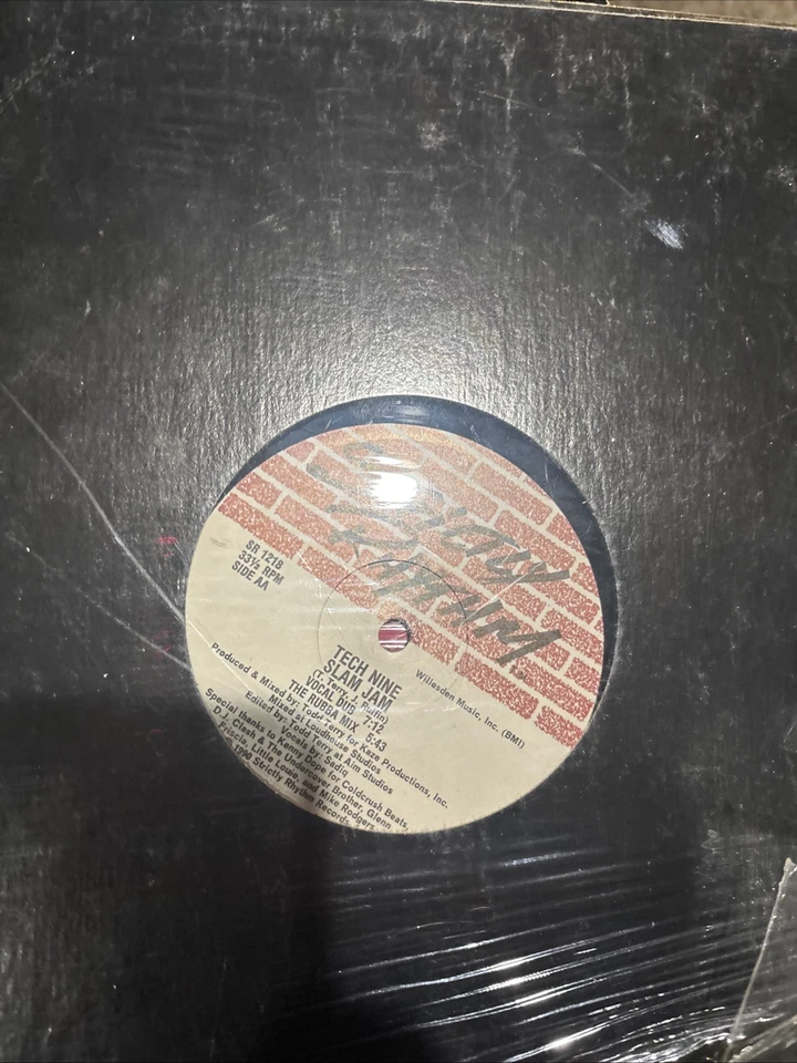 Tech Nine- Slam Jam Breaks House 1990 SR-1218 Vinyl 12'' — 第 2/2 张图片