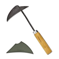 Triangle Homi Hand Hoe - Traditional Handmade Korean Garden Tool for Weeding 