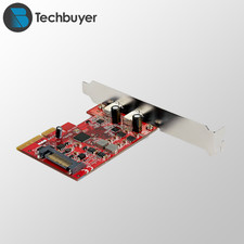 StarTech.com 2-Port USB-C PCIe Card Data Only PEXUSB312C3  TESTED USED