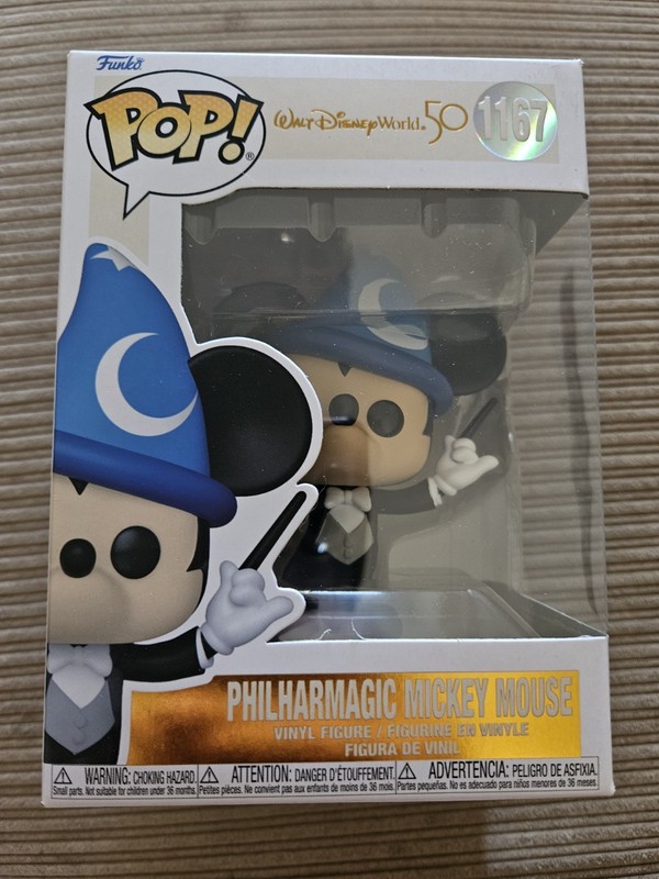 Funko Pop! Disney Walt Disney World Philharmagic Mickey Mouse #1167, Unopened 