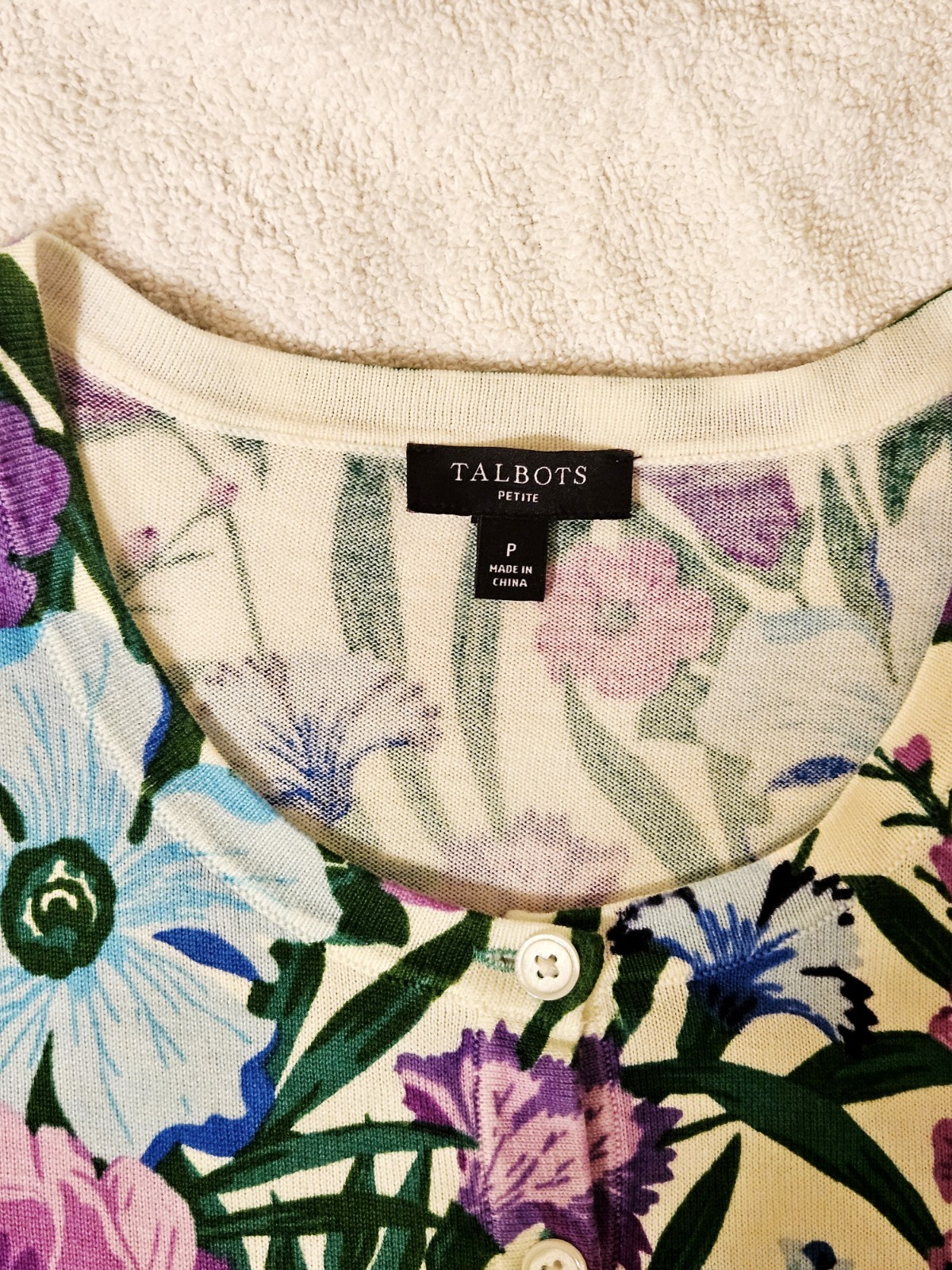 Talbot Button Down Charming Cardigan/ Glorious Ga… - image 11