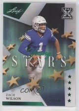 2021 Leaf Young Stars Emerald Spectrum Foil 13/50 Zach Wilson #YS-35 1u6