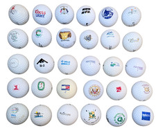 GOLF BALL Mixed Lot of 92 Some Collectible -HILFIGER, US Seal, B-2 Bomber, Dell,