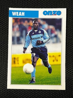 KARTENKARTE CARD ELF MONDE ROOKIE GEORGE WEAH MARSEILLE DEC 2000 NO PANINI