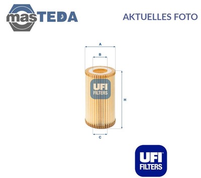 2515900 MOTOR ÖLFILTER UFI FÜR MERCEDES-BENZ SPRINTER 3,5-T,C-CLASS