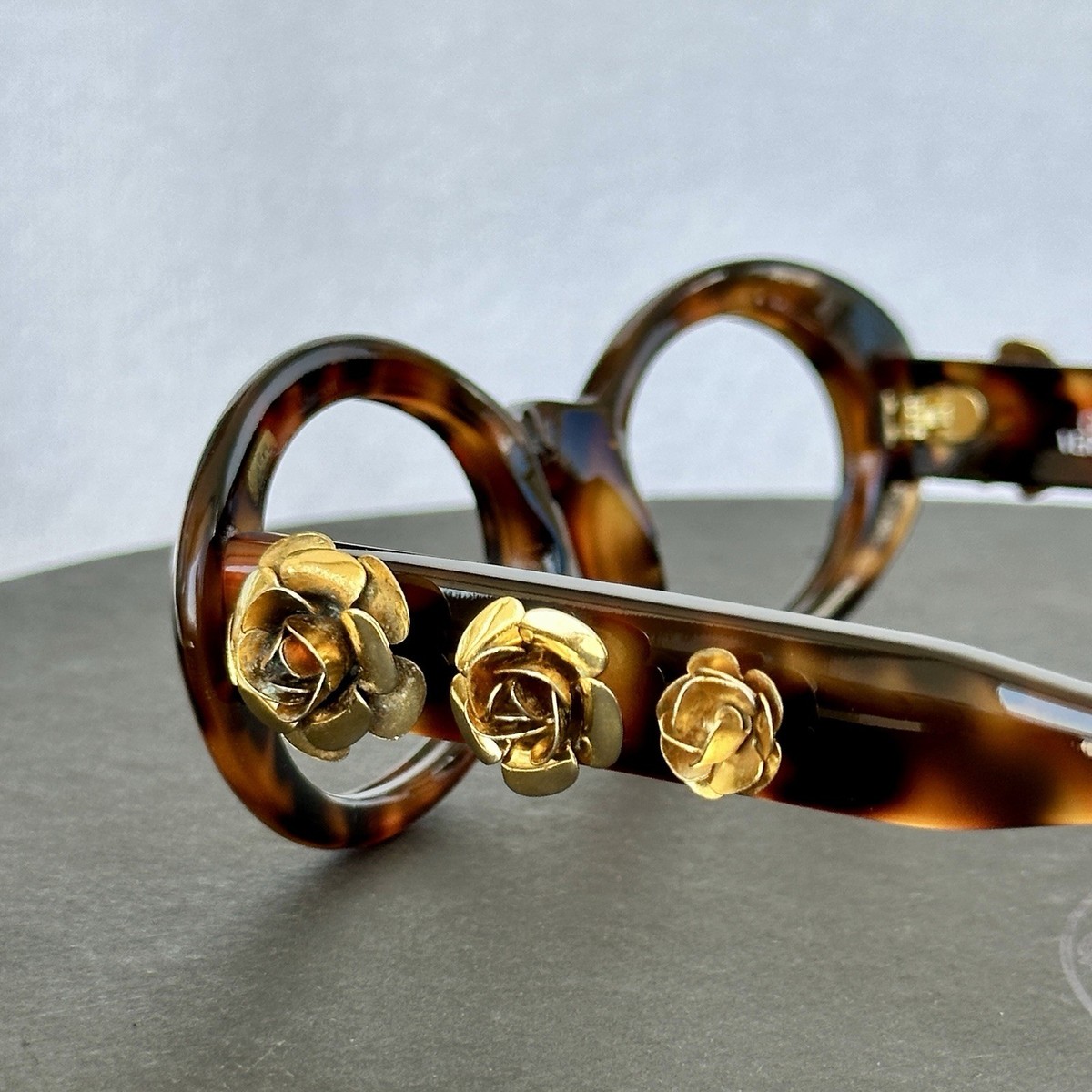 Vintage 90's GIANNI VERSACE tortoise shell Sunglasses Frame