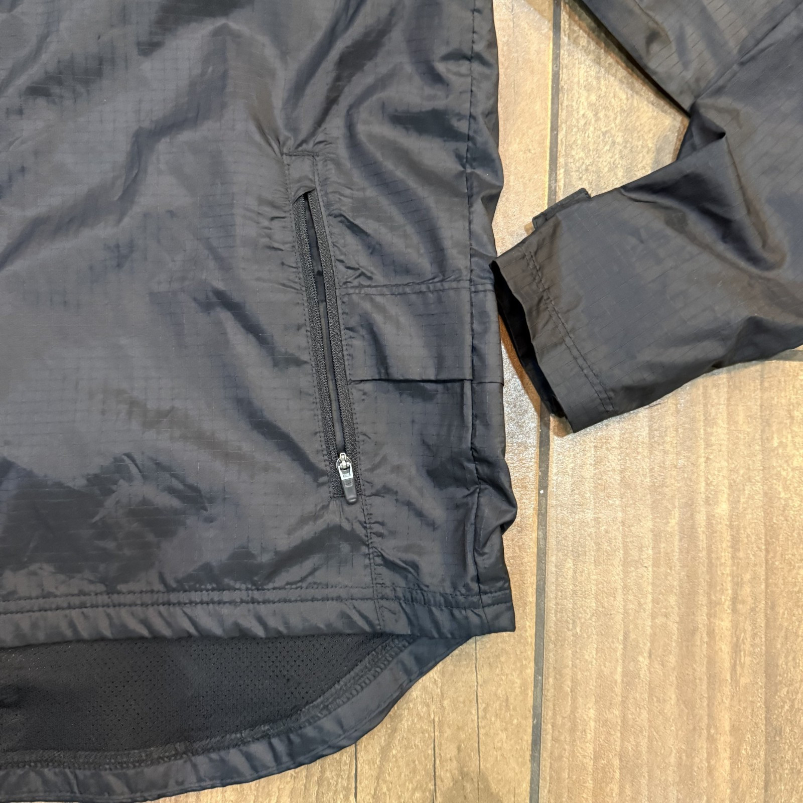 Nike Running Jacket Size Small Black - image 2