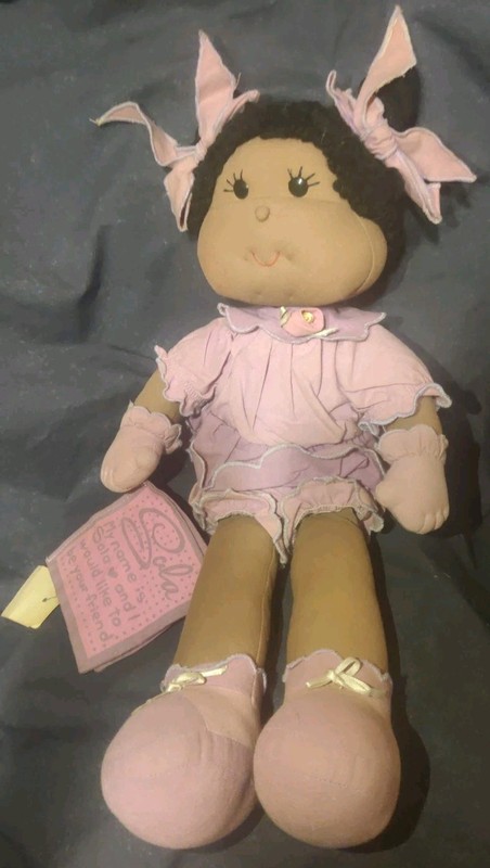 Annette Shelley "Sala"  Cloth Rag Black-Africana Girl Doll 20" VHTF RARE Vintage