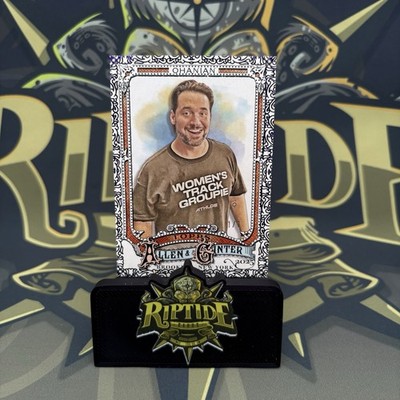Alexis Ohanian Topps Allen & Ginter Baseball 2025 Purple Foil Filigree 1/1 #291