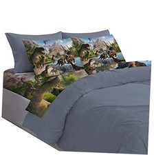 4Pcs Dinosaurs Bed Sheets Set Full for Boys 3D Realistic Full 4Pcs Dinos01