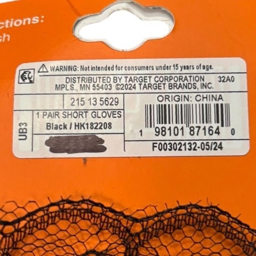 Halloween Negro Telaraña Encaje Ribete Malla Guantes Cortos Disfraz Accesorio NUEVO - Imagen 5 de 5