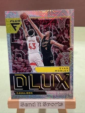 2022-23 Panini Flux SILVER MOJO PRIZM SP EVAN MOBLEY DLUX #13 Cleveland Cavs