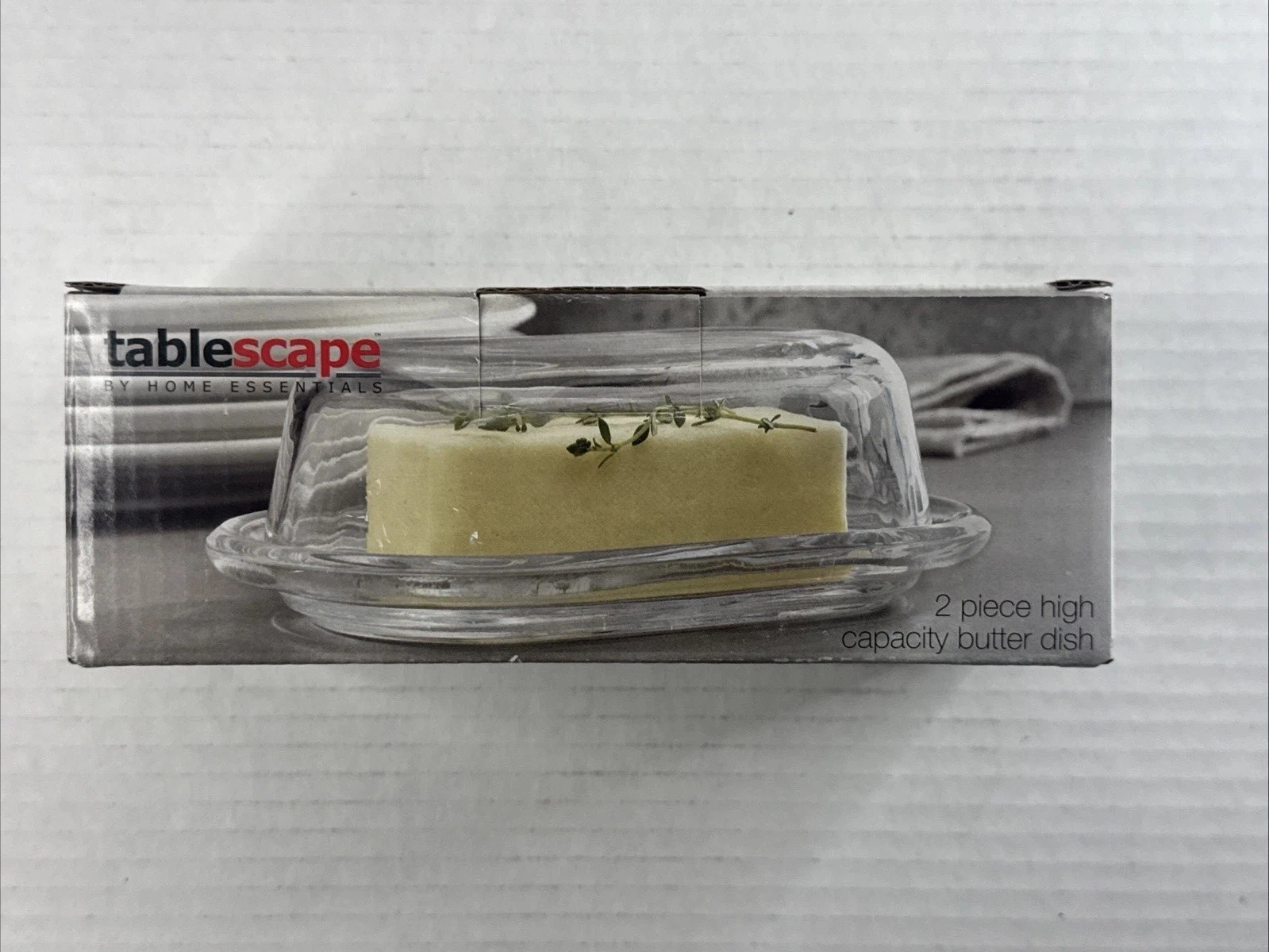 Tablescape 2 Piece High Capacity Butter Dish (BRAND NEW)-CLEAR
Opens in a new window or tab