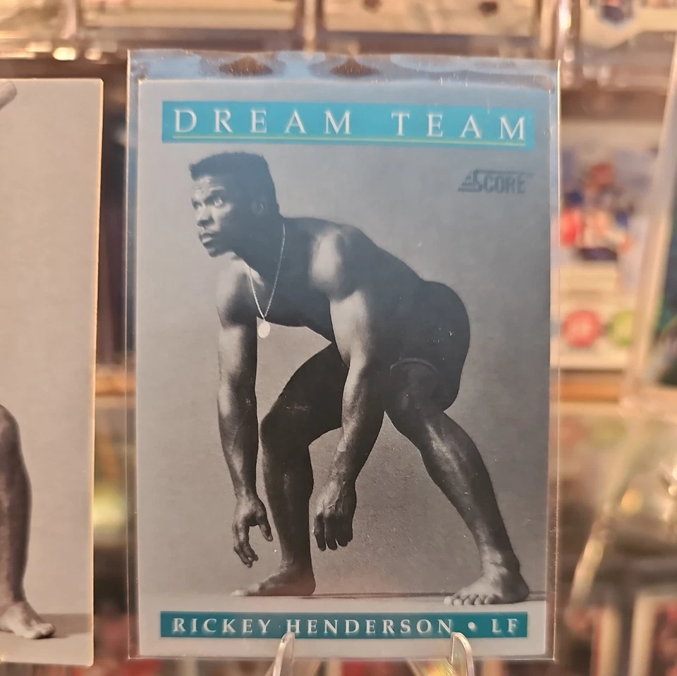 1992 Score - Dream Team Rickey Henderson #441 - Image 2 of 2