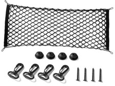 Damwot Car Cargo Net, Dual-Layer Nylon Cargo Net, Adjustable 43.3 15.8 inch