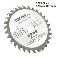 Circular Saw Blade 5inch 125mm Wood Cutting Disc for Woodworking 30teeth 20mm