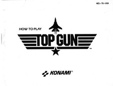 Nintendo NES Instruction Manual Top Gun