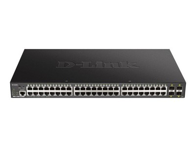 D-Link 52-Port 10-Gigabit Smart Managed PoE Switch (dgs125052xmp6kv)