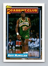1992-93 Topps #220 Nate McMillan Near Mint or Better