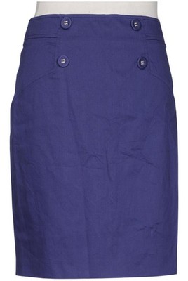 Luisa Spagnoli Rock Damen Damenrock Gr. 34 Baumwolle Blau #10xmc3l