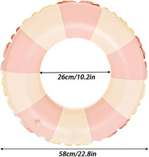 Children Swimming Ring, Inflatable Pool Floats Swim Tube Raft Toy with Fruits...