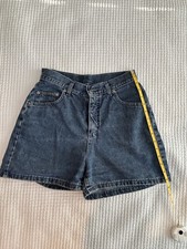 Vintage Riveted By Lee High Rise Shorts Blue Denim 6M