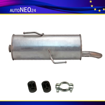 Endschalldämpfer Peugeot 206 Schrägheck 1.1, 1.4, 1.6 ab. Bj. 1998, Auspuff