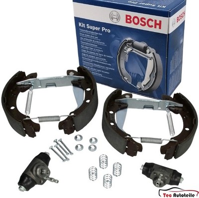 BOSCH Bremsbackensatz für Audi A2 80 Seat Ibiza Skoda Fabia VW Polo Lupo Golf