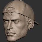 Jason Duval GTA 6 1:12 scale custom unpainted Head 6" Action Figure