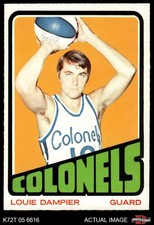 1972 Topps #198 Louie Dampier  Colonels Kentucky  5 - EX
