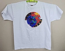 Crim Festival Of Races Flint Michigan White Men's Graphic Tee Size X-Large