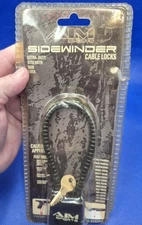 AIM Sports Sidewinder Cable Gun Lock Extra Duty Strength California Approved NEW
