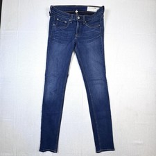 rag & bone JEAN Skinny Jeans 28 Medium Wash Made In USA Womens