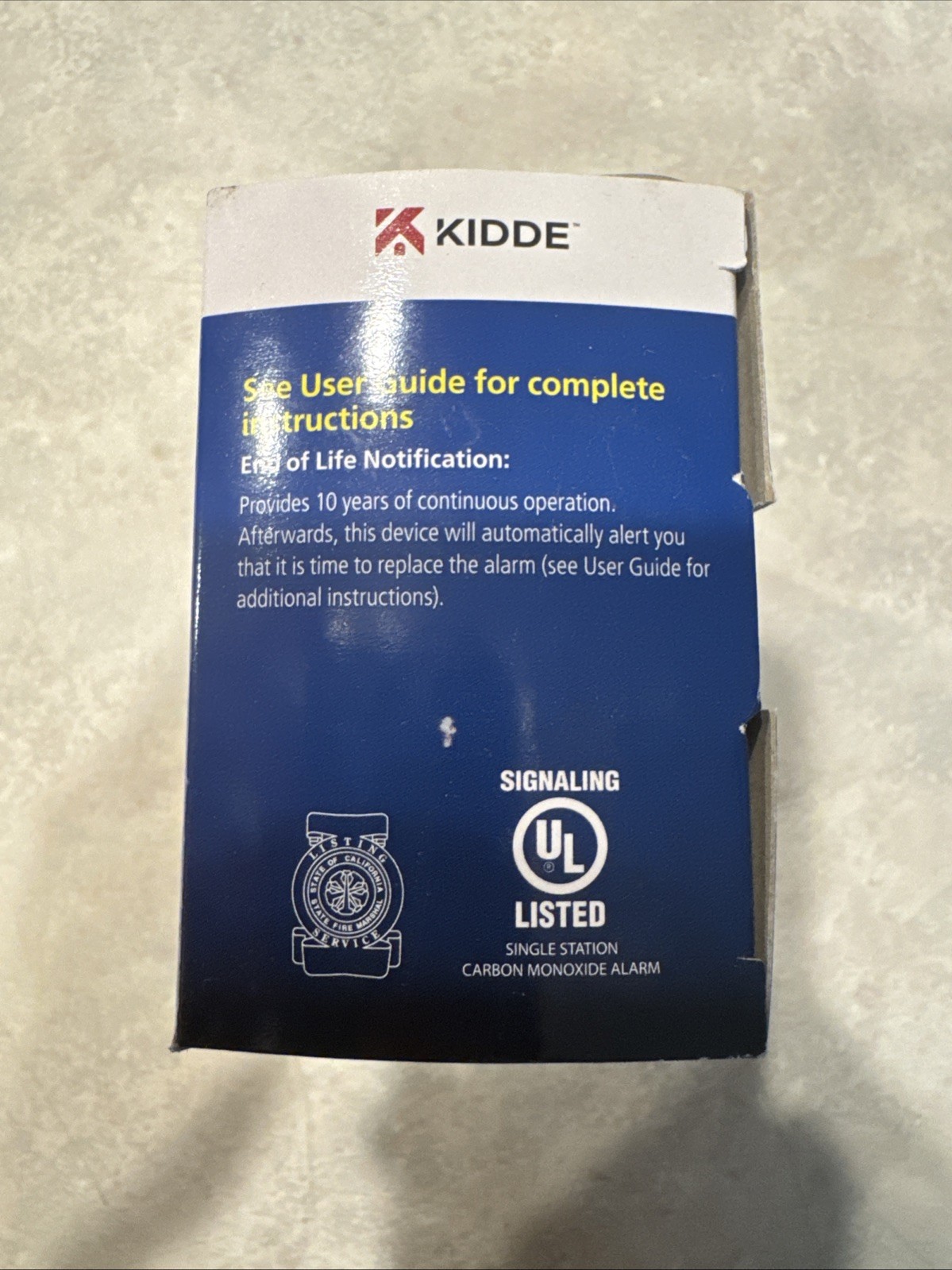 New Kidde C3010D Carbon Monoxide Detector Digital Display 10YR Warranty 