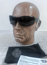Harley-Davidson Men's Jumbo Sunglasses, WXZB7+ Gray Lens Black Frame Wiley X
