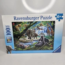 Ravensburger JUNGLE ANIMALS Jigsaw Puzzle 100 Piece XXL (BOX DAMAGED)