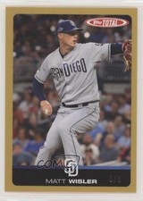 2019 Topps Total Gold 1/1 Matt Wisler #149C 1c7