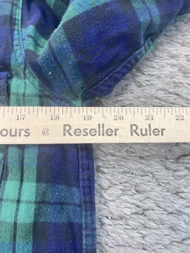 Grit Iron Workwear Jacket Men Medium Tartan Plaid Fleece Flannel Shacket NWT image 5