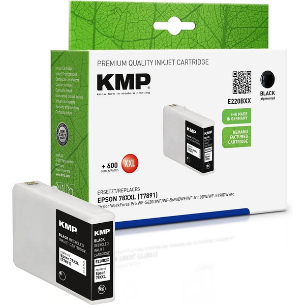 Kmp E220BXX Schwarz Druckerpatrone Kompatibel Zu Epson T7891XXL-image